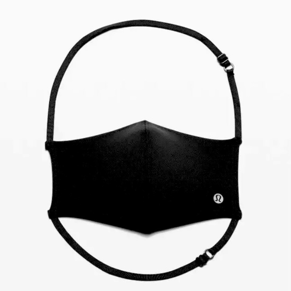 Two Lululemon Face Masks in Black